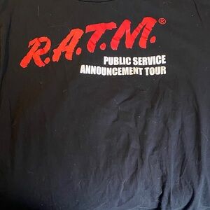 R.A.T.M. Public Service Announcement Tour T-Shirt